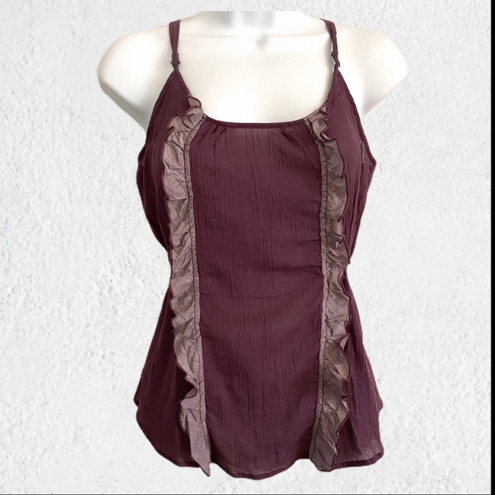 NEW Converse Ruffled Gauze Camisole Tank Top M